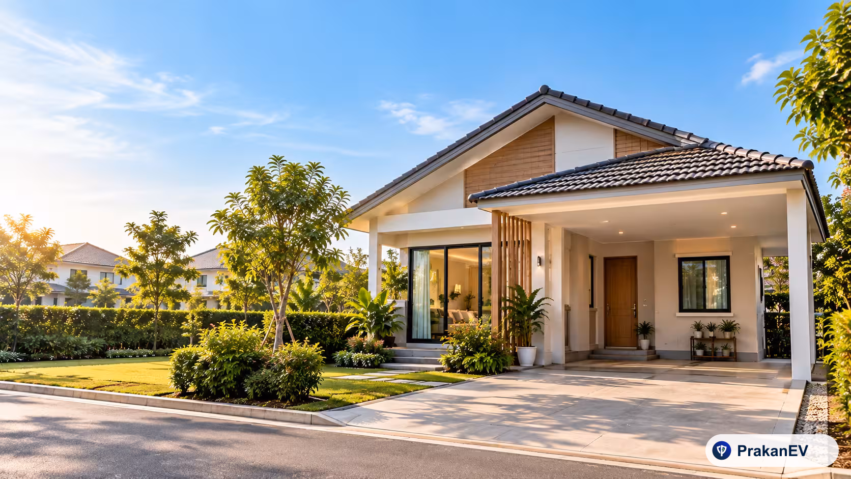 A residential home suitable for budget home insurance